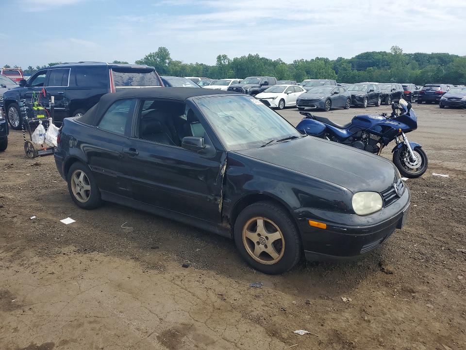 1999 Volkswagen Cabrio VIN 3VWDB61E4XM811538 COPART salvage auction — SIDE, CT - BILL OF SALE-SALVAGE, sold $475 on 2026-07-02 (photo 4)