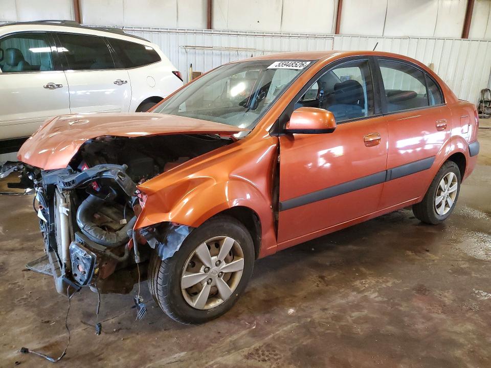 2009 Kia Rio VIN KNADE223496459481 COPART salvage auction — FRONT END, MI - CERTIFICATE OF TITLE, sold $200 on 2026-07-31 (photo 1)