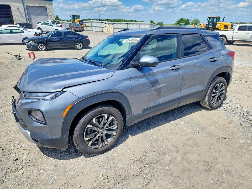2021 Chevrolet Trailblazer VIN KL79MPSL8MB147380 COPART salvage auction — FRONT END, Ky - Cert Of Title-Salvage, sold $2,050 on 2026-07-23 (photo 1)
