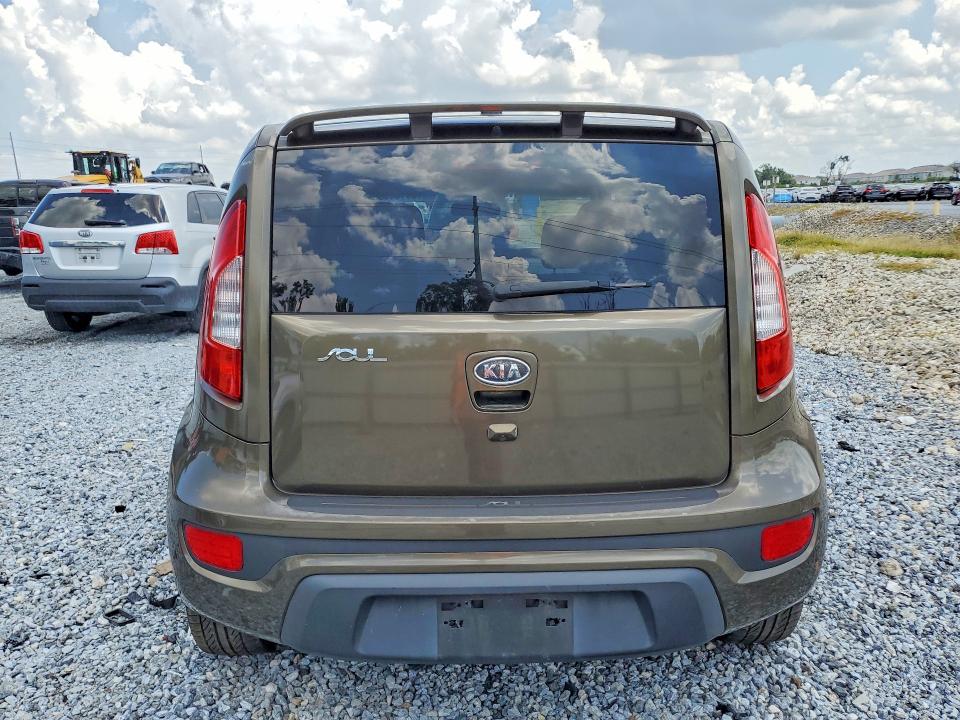 2012 Kia Soul VIN KNDJT2A6XC7365341 COPART salvage auction — FRONT END, Fl - Certificate Of Destruction, sold $15 on 2026-07-24 (photo 6)