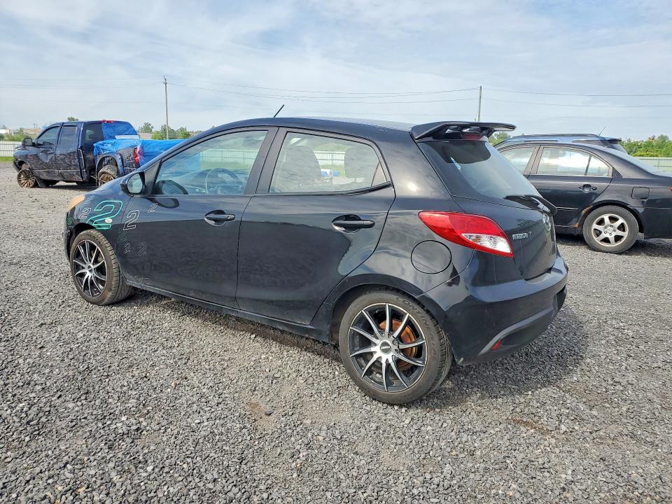 2011 Mazda 2 VIN JM1DE1HY1B0104289 COPART salvage auction — REAR END, On - Permit No Brand - Unfit, sold $525 on 2026-07-09 (photo 2)