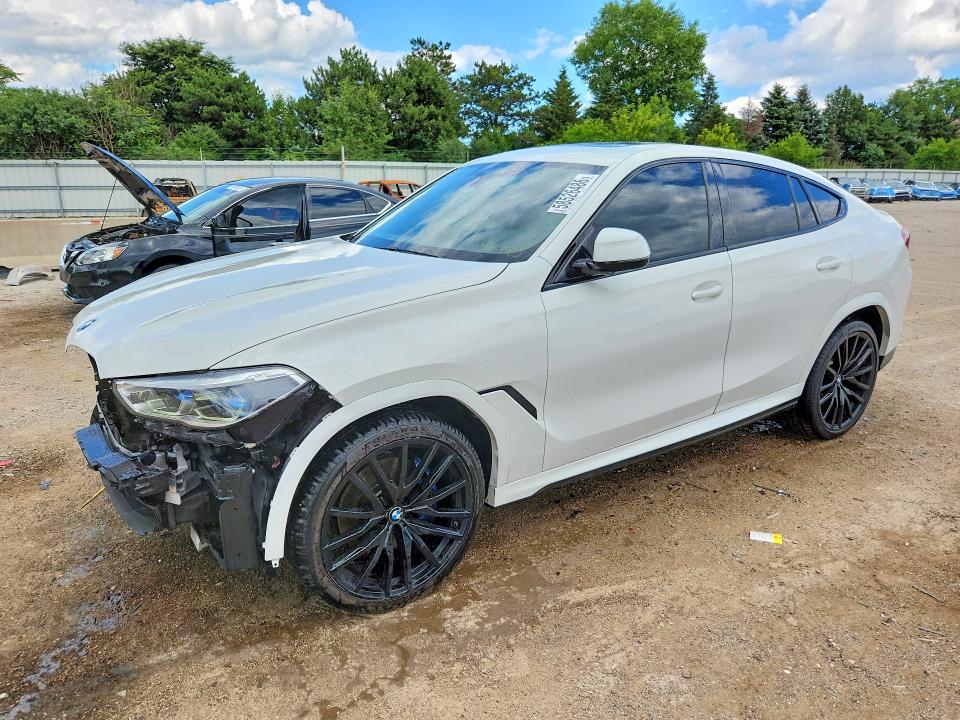 2021 BMW X6 VIN 5UXCY6C0XM9E28374 — COPART salvage auction photo