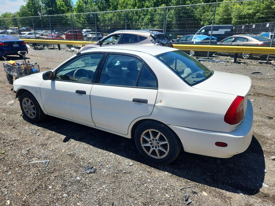 2001 Mitsubishi Mirage VIN JA3AY26C41U051293 COPART salvage auction — FRONT END, MD - CERT OF SALVAGE > 75% DAMAGE, sold $200 on 2026-07-31 (photo 2)