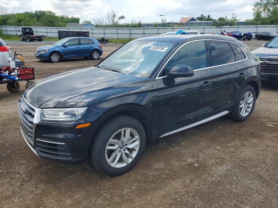 2020 Audi Q5 VIN WA1ANAFY2L2026269 COPART salvage auction — HAIL, Oh - Cert Of Title-Salvage, sold $7,300 on 2026-07-09 (photo 1)