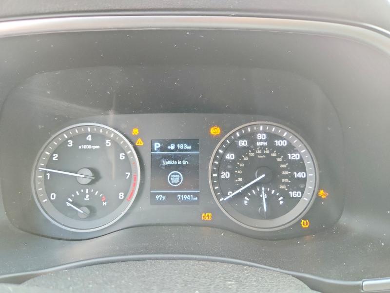2021 Hyundai Tucson VIN KM8J33A42MU381195 COPART salvage auction — FRONT END, TX - CERTIFICATE OF TITLE, sold $3,000 on 2026-07-16 (photo 9)