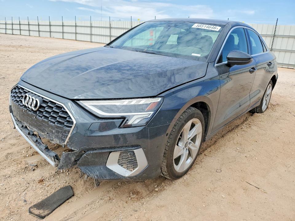 2024 Audi A3 VIN WAUAUDGY5RA070240 COPART salvage auction — FRONT END, Tx - Certificate Of Title, sold $5,800 on 2026-07-29 (photo 1)