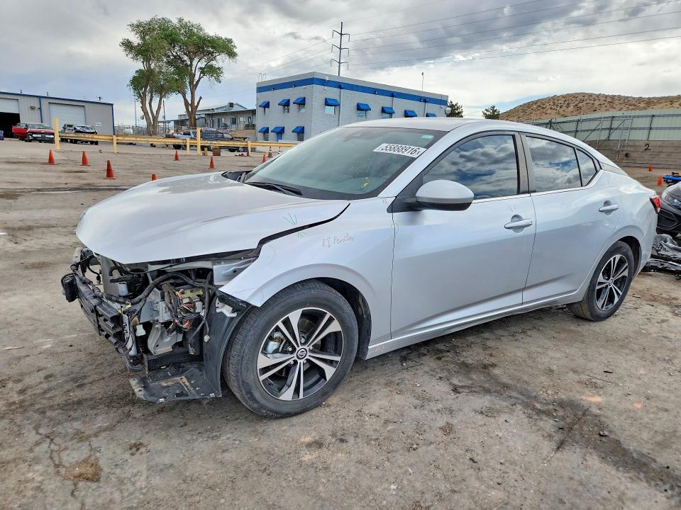 2023 Nissan Sentra VIN 3N1AB8CV2PY229593 COPART salvage auction — FRONT END, NM - CERT OF TITLE-SALVAGE (P), sold $4,400 on 2026-07-02 (photo 1)