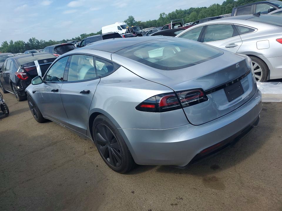 2025 Tesla Model s VIN 5YJSA1E58SF548428 COPART salvage auction — FRONT END, Salvage Title, sold $30,250 on 2026-08-28 (photo 2)