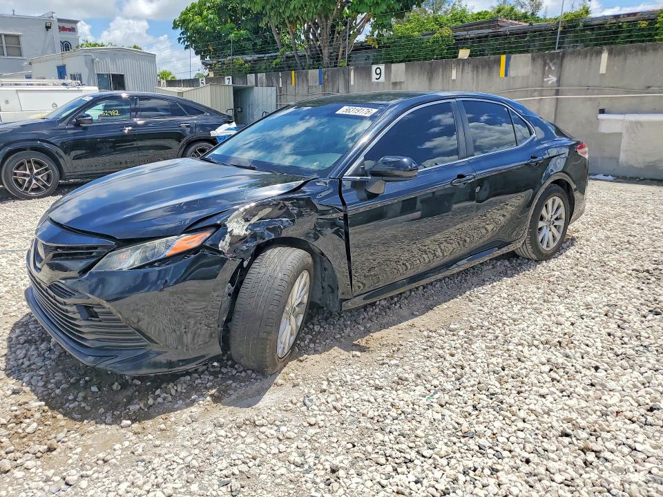 2018 Toyota Camry VIN JTNB11HKXJ3066911 COPART salvage auction — FRONT END, Fl - Cert Of Title Slvg Rebuildable, sold $3,450 on 2026-07-07 (photo 1)