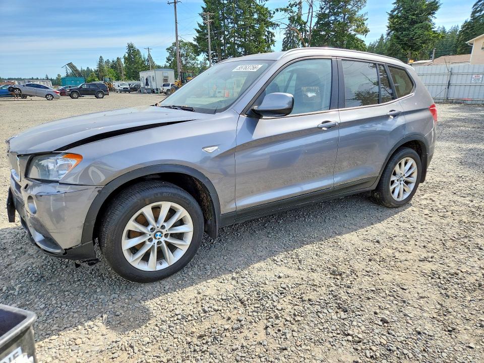 2014 BMW X3 VIN 5UXWX9C51E0D32152 COPART salvage auction — FRONT END, Wa - Vehicle Cert Of Ownership-Titl, sold $975 on 2026-07-31 (photo 1)