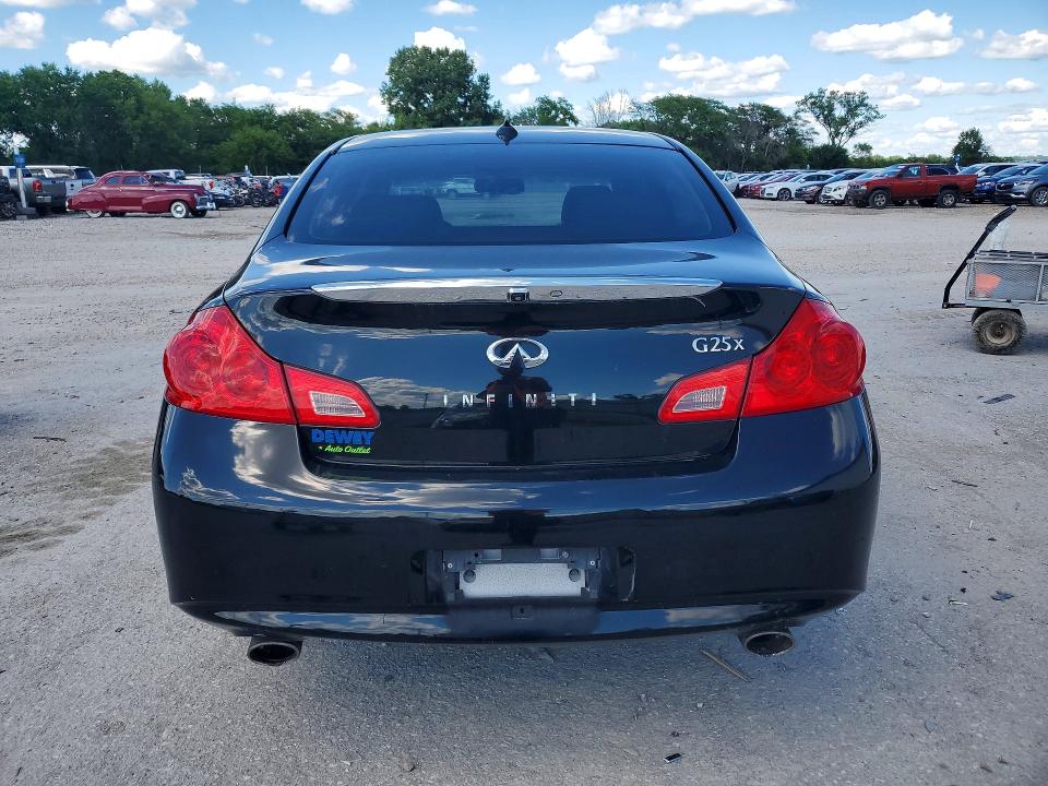 2011 Infiniti G VIN JN1DV6AR4BM650984 COPART salvage auction — FRONT END, Ia - Cert Of Title-Salvage Title, sold $525 on 2026-07-24 (photo 6)