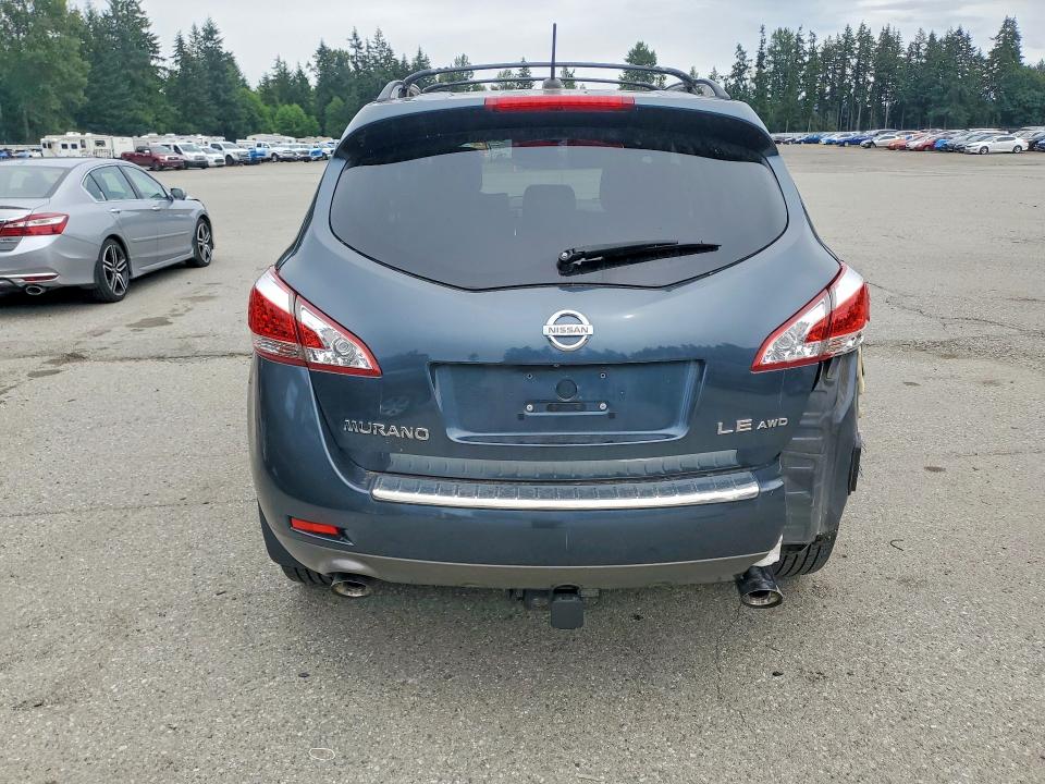 2011 Nissan Murano VIN JN8AZ1MW2BW172033 COPART salvage auction — REAR END, Wa - Bill Of Sale, sold $1,550 on 2026-07-06 (photo 6)
