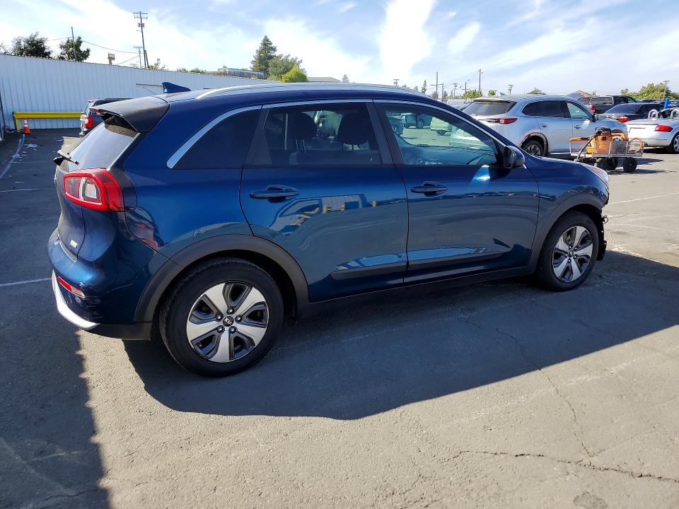2018 Kia Niro VIN KNDCB3LC9J5138476 COPART salvage auction — FRONT END, Ca - Salvage Certificate, sold $2,050 on 2026-07-06 (photo 3)
