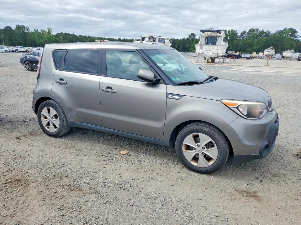 2015 Kia Soul VIN KNDJN2A25F7146282 COPART salvage auction — REAR END, Nc - Salvage Certificate Of Title, sold $925 on 2026-07-06 (photo 4)