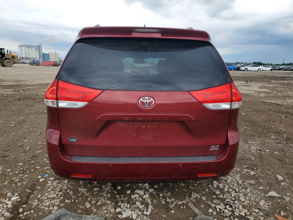 2011 Toyota Sienna VIN 5TDDK3DC9BS013508 COPART salvage auction — FRONT END, Il - Salvage Certificate, sold $2,700 on 2026-07-24 (photo 6)