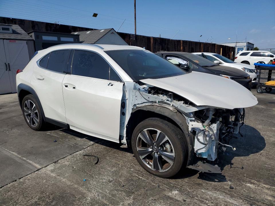 2021 Lexus Ux VIN JTHX9JBH4M2050289 COPART salvage auction — FRONT END, Ca - Salvage Certificate, sold $225 on 2026-07-29 (photo 4)