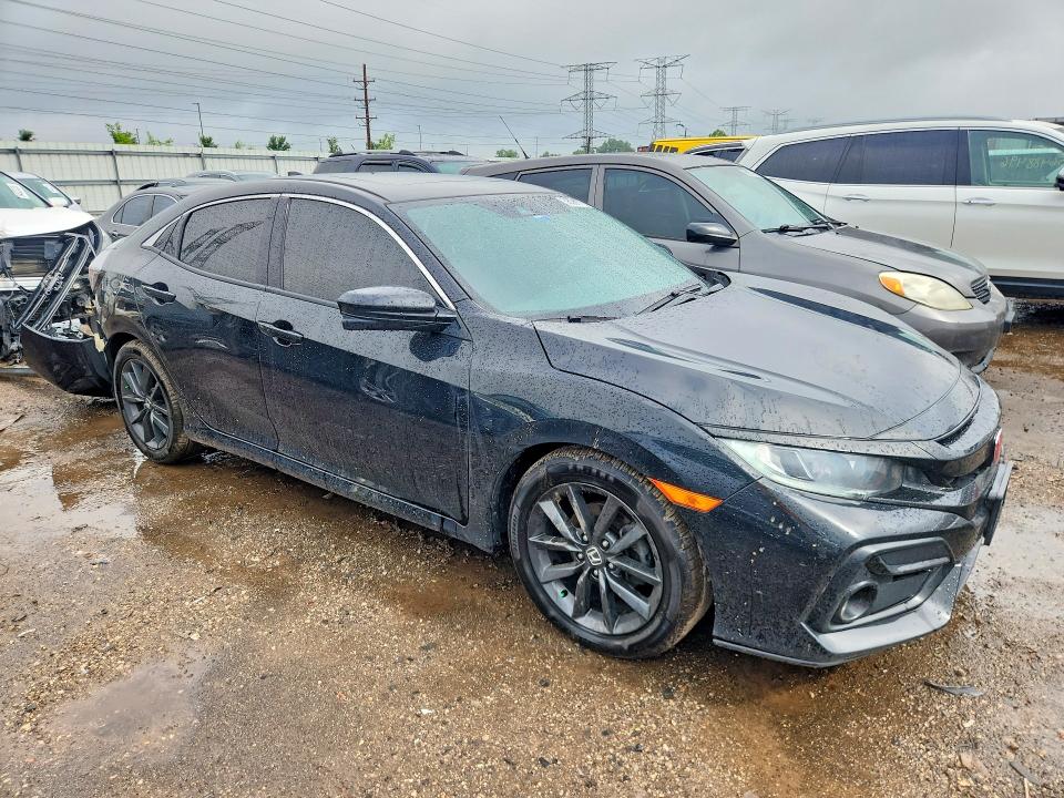 2020 Honda Civic VIN SHHFK7H65LU401585 COPART salvage auction — SIDE, Wv - Salvage Certificate, sold $6,000 on 2026-07-09 (photo 4)