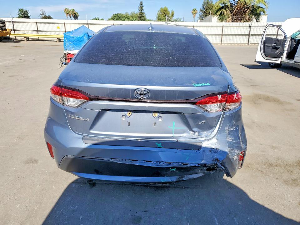 2021 Toyota VIN JTDEPMAEXMJ150748 COPART salvage auction — REAR END, Ca - Salvage Certificate, sold $6,300 on 2026-07-31 (photo 6)
