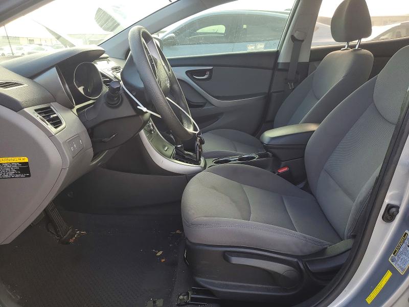 2016 Hyundai VIN 5NPDH4AE4GH660891 COPART salvage auction — FRONT END, Tx - Salvage Vehicle Title, sold $725 on 2026-07-04 (photo 7)