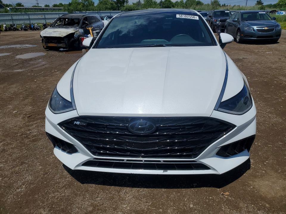 2022 Hyundai VIN 5NPEK4JC3NH141283 COPART salvage auction — REAR END, Oh - Cert Of Title-Salvage, sold $6,800 on 2026-07-16 (photo 5)
