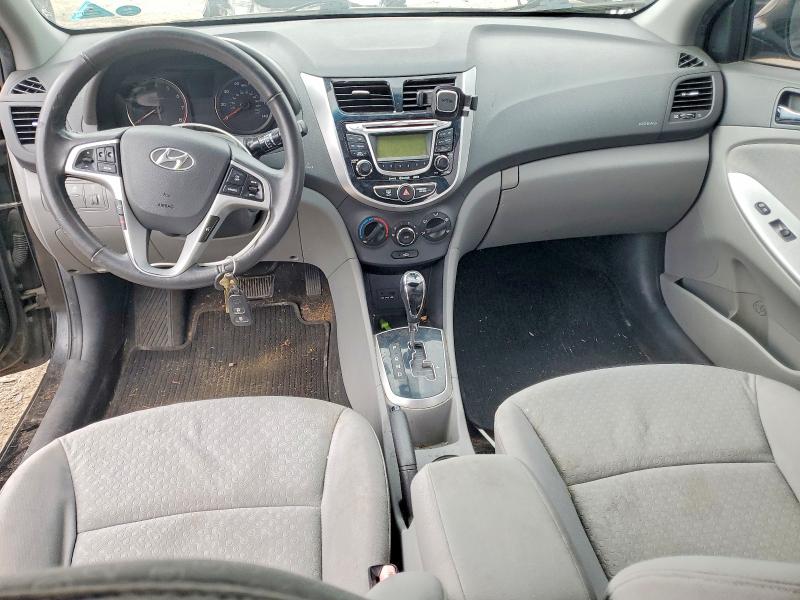 2012 Hyundai VIN KMHCU5AEXCU045013 COPART salvage auction — FRONT END, IN - CERT OF TITLE-SALVAGE TITLE, sold $375 on 2026-07-27 (photo 8)