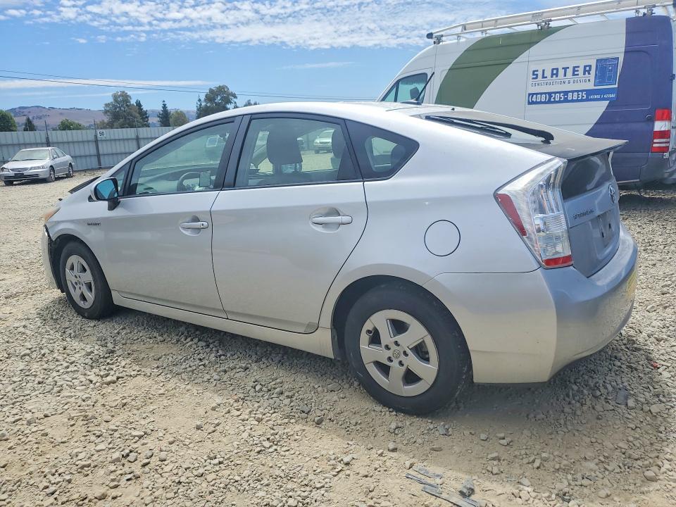2010 Toyota Prius VIN JTDKN3DUXA0153625 COPART salvage auction — FRONT END, Ca - Salvage Certificate, sold $2,650 on 2026-07-09 (photo 2)