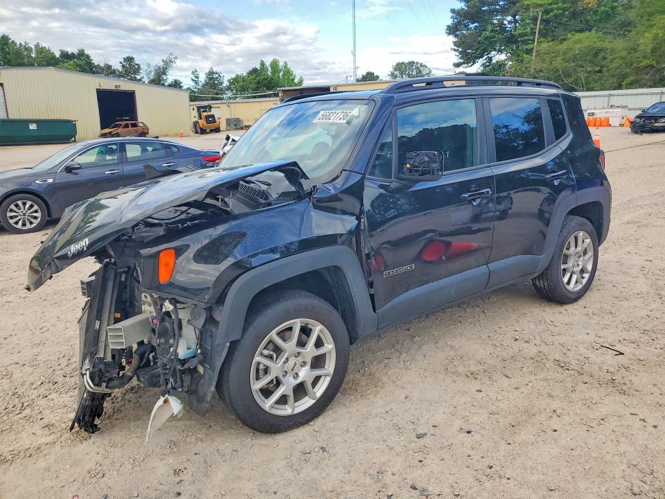 2022 Jeep Renegade VIN ZACNJDB17NPN70494 COPART salvage auction — FRONT END, Nc - Salvage Certificate Of Title, sold $1,250 on 2026-08-14 (photo 1)