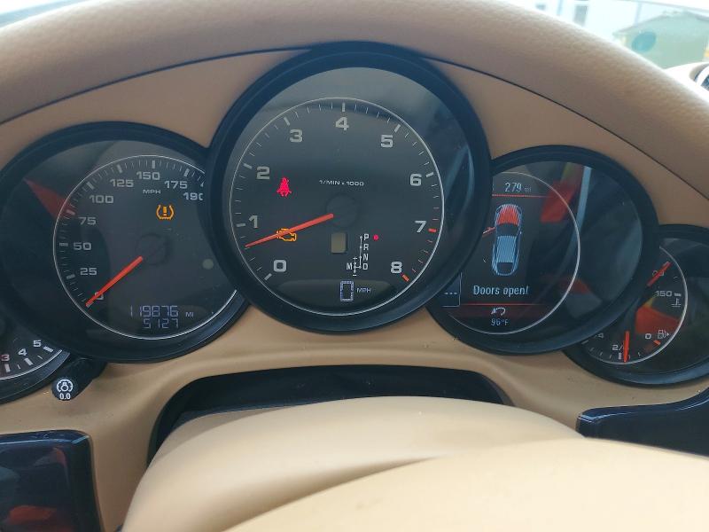 2014 Porsche VIN WP0AA2A73EL008110 COPART salvage auction — FRONT END, Al - Cert Of Title-Salvage Title, sold $300 on 2026-07-27 (photo 9)