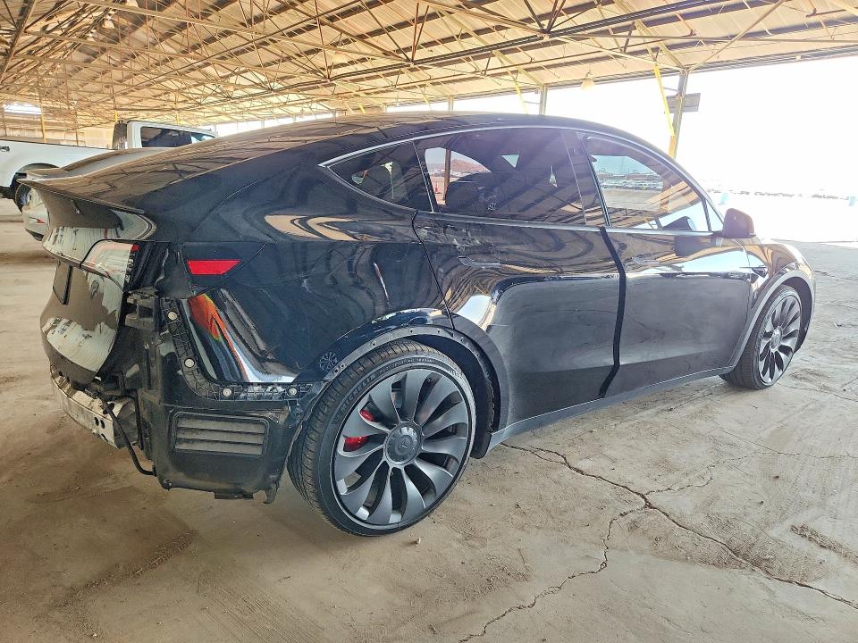 2021 Tesla VIN 5YJYGDEF5MF211575 COPART salvage auction — SIDE, Az - Cert Of Title - Salvage, sold $2,550 on 2026-07-13 (photo 3)