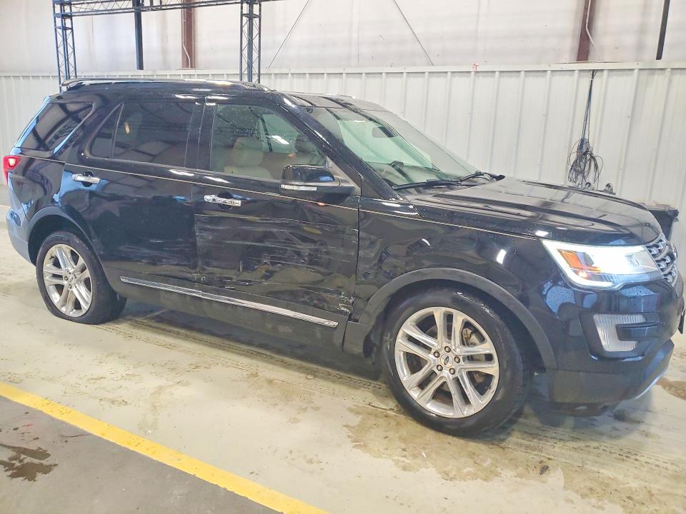 2017 Ford Explorer VIN 1FM5K7FH6HGC82925 COPART salvage auction — SIDE, TX - SALVAGE VEHICLE TITLE (P), sold $4,200 on 2026-07-09 (photo 4)