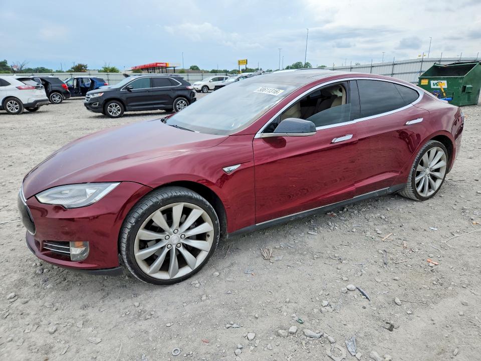 2012 Tesla Model s VIN 5YJSA1DP6CFS00227 COPART salvage auction — HAIL, Wv - Salvage Certificate, sold $3,400 on 2026-07-27 (photo 1)