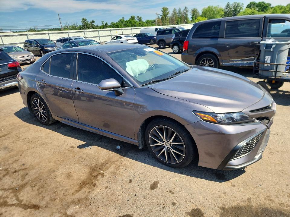 2022 Toyota Camry VIN 4T1G11AK7NU631602 COPART salvage auction — FRONT END, Pa - Certificate Of Salvage, sold $4,450 on 2026-07-02 (photo 4)