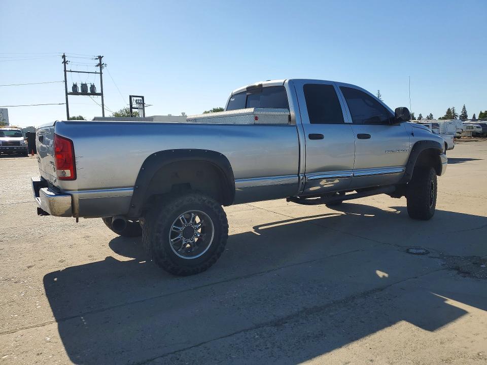 2004 Dodge Ram 2500 VIN 3D7KU28C04G147093 COPART salvage auction — SIDE, Ca - Dis/Dlr/Exp App For Dup Clean (P), sold $4,300 on 2026-08-27 (photo 3)