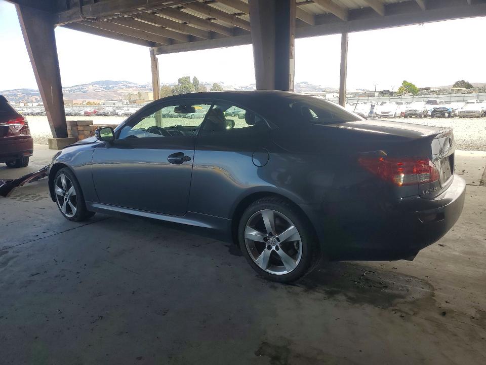 2010 Lexus Is 250 VIN JTHFF2C27A2507323 COPART salvage auction — FRONT END, Ca - Salvage Certificate, sold $550 on 2026-07-09 (photo 2)