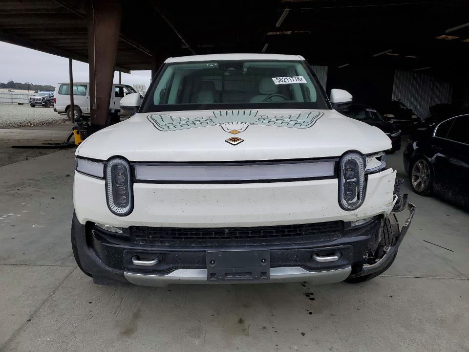 2023 Rivian R1t VIN 7FCTGBAA2PN028062 COPART salvage auction — FRONT END, Ca - Salvage Certificate, sold $17,400 on 2026-09-10 (photo 5)