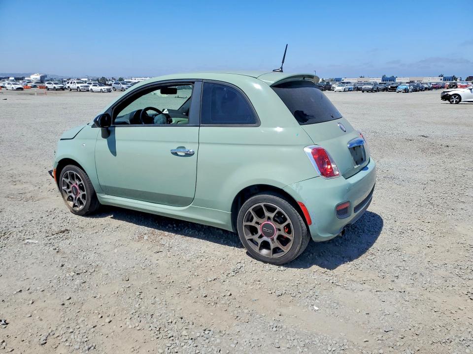 2012 Fiat VIN 3C3CFFBR1CT211584 COPART salvage auction — FRONT END, Ca - Salvage Certificate, sold $350 on 2026-07-02 (photo 2)