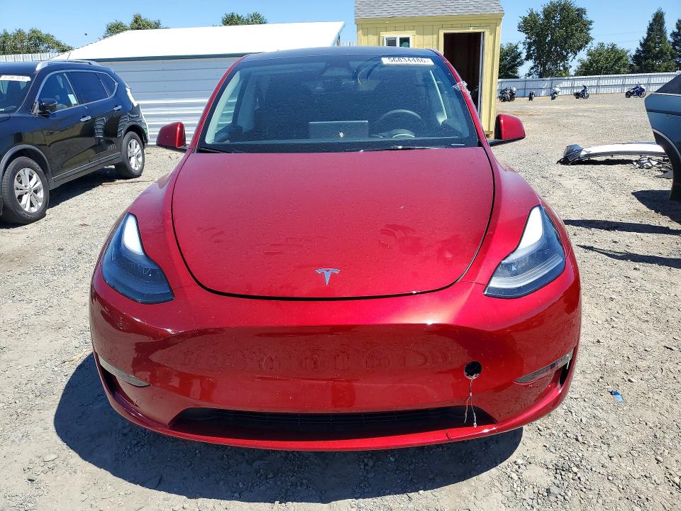 2024 Tesla Model y VIN 7SAYGDED9RF106286 COPART salvage auction — REAR END, Ca - Salvage Certificate, sold $14,100 on 2026-07-21 (photo 5)