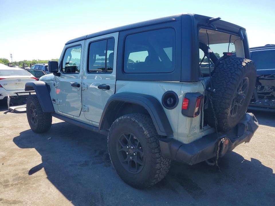 2024 Jeep Wrangler / VIN 1C4PJXDN5RW106996 COPART salvage auction — REAR END, Nj - Cert Of Title-Salvage, sold $14,000 on 2026-07-02 (photo 2)
