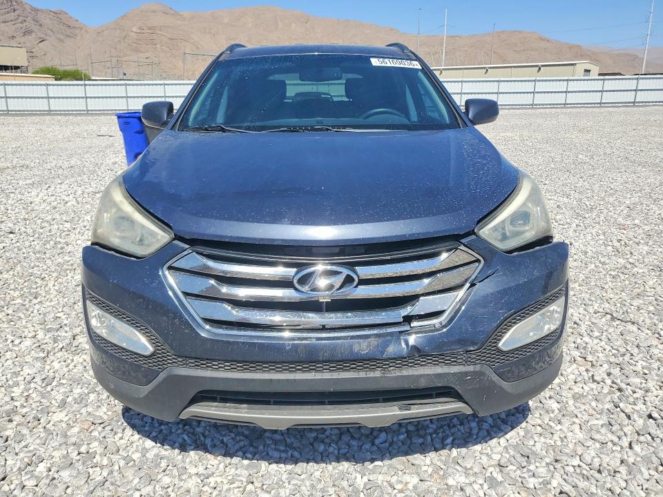 2013 Hyundai Santa fe VIN 5XYZU3LB6DG043462 COPART salvage auction — FRONT END, Nv - Salvage Title, sold $2,100 on 2026-07-20 (photo 5)