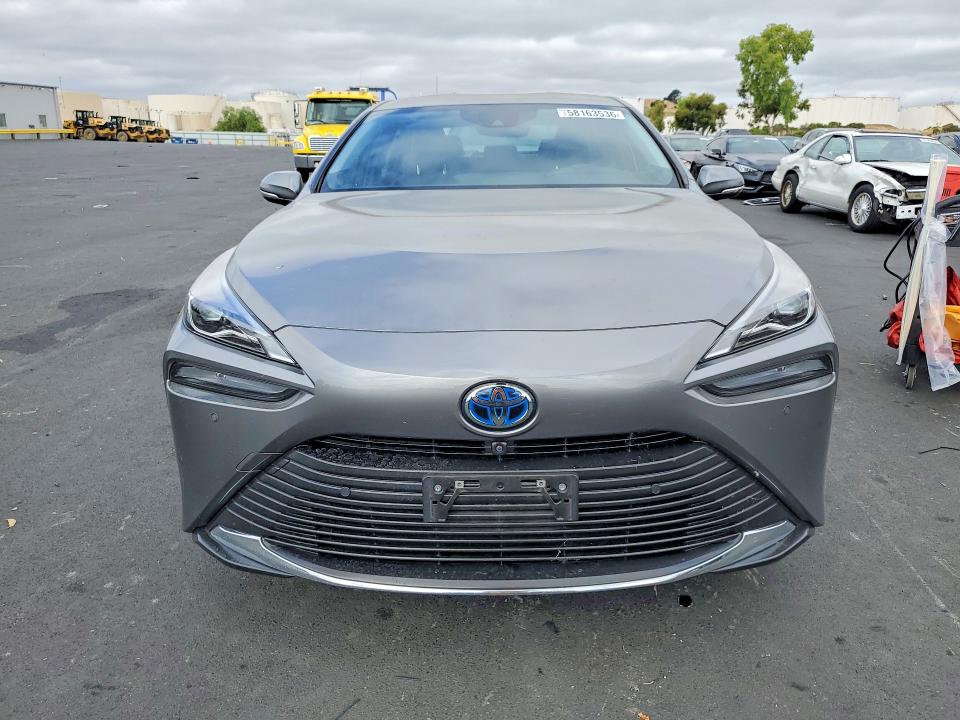 2021 Toyota Mirai VIN JTDAAAAA2MA000645 COPART salvage auction — SIDE, CA - SALVAGE CERTIFICATE, sold $50 on 2026-07-22 (photo 5)