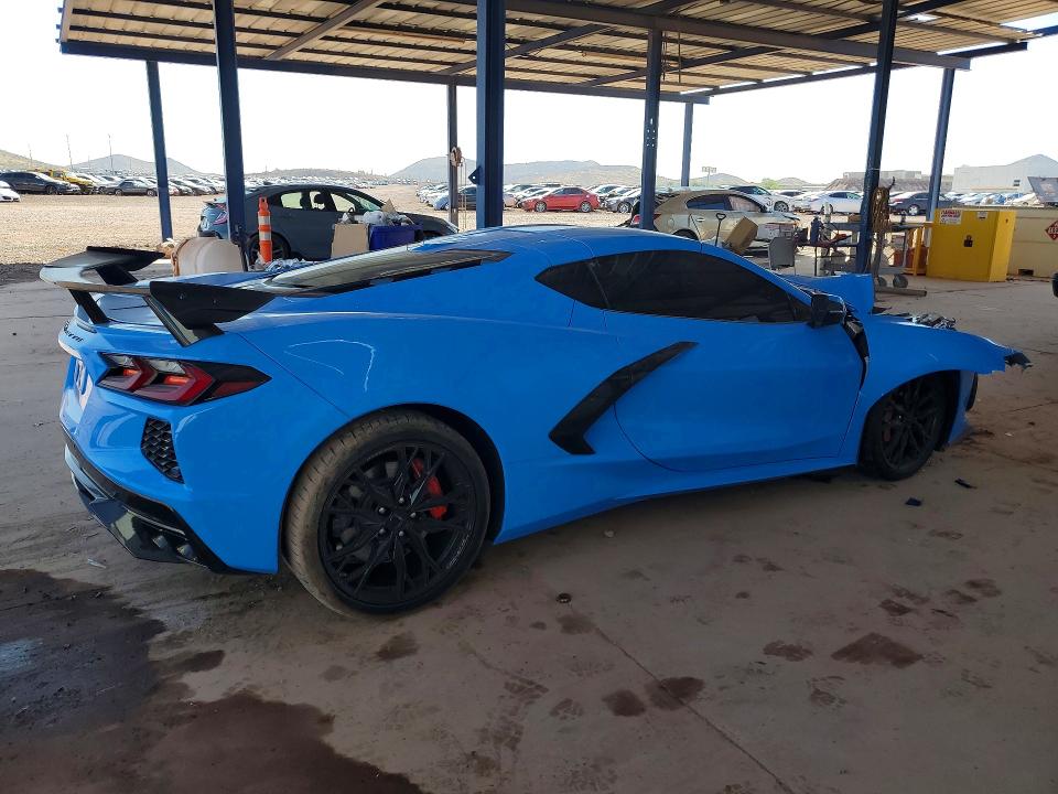 2025 Chevrolet Corvette VIN 1G1YC2D42S5112879 COPART salvage auction — FRONT END, Az - Cert Of Title - Salvage, sold $29,250 on 2026-08-25 (photo 3)
