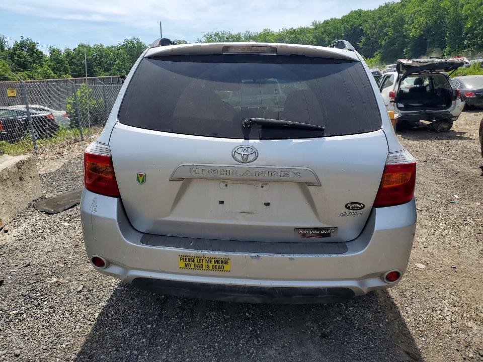2010 Toyota Highlander VIN 5TDBK3EH6AS019329 COPART salvage auction — FRONT END, Md - Cert Of Salvage > 75% Damage, sold $1,950 on 2026-07-07 (photo 6)