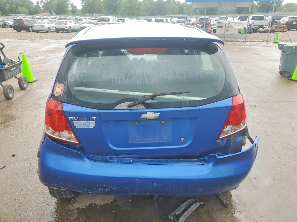 2006 Chevrolet Aveo VIN KL1TG66656B578557 COPART salvage auction — FRONT END, Ms - Cert Of Title-Salvaged, sold $250 on 2026-07-17 (photo 6)