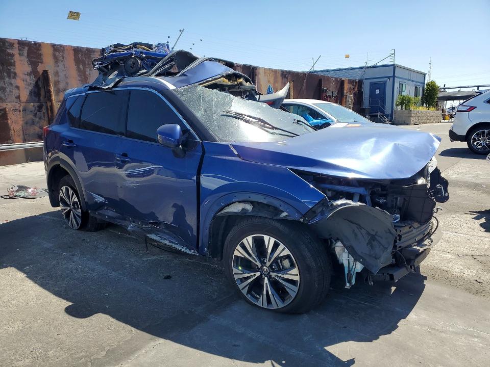 2021 Nissan Rogue VIN JN8AT3BAXMW020525 COPART salvage auction — ALL OVER, Ca - Salvage Certificate, sold $325 on 2026-07-06 (photo 4)