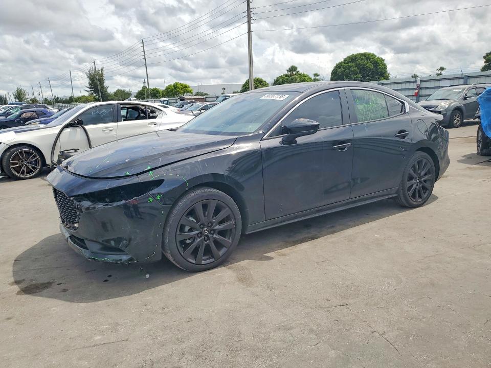 2025 Mazda 3 VIN JM1BPABM1S1777472 COPART salvage auction — REAR END, FL - CERT OF TITLE SLVG REBUILDABLE, sold $2,500 on 2026-07-22 (photo 1)