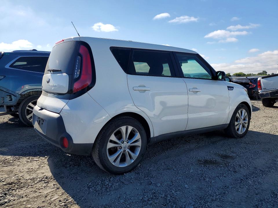 2015 Kia Soul VIN KNDJP3A58F7163779 COPART salvage auction — FRONT END, Ca - Salvage Certificate, sold $1,500 on 2026-07-07 (photo 3)