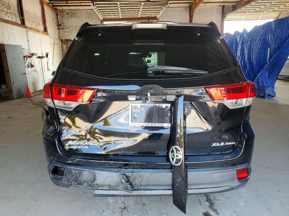 2017 Toyota VIN 5TDJZRFH9HS510853 COPART salvage auction — REAR END, Ky - Cert Of Title-Salvage, sold $11,500 on 2026-07-27 (photo 6)