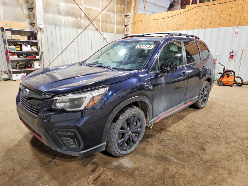 2021 Subaru Forester VIN JF2SKARC6MH567375 COPART salvage auction — MINOR DENT/SCRATCHES, Ak - Certificate Of Vehicle Title, sold $8,300 on 2026-07-07 (photo 1)