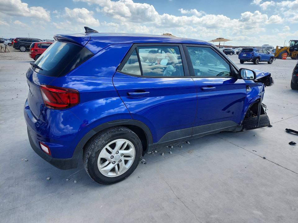 2021 Hyundai Venue VIN KMHRB8A36MU067298 COPART salvage auction — FRONT END, Tx - Salvage Vehicle Title, sold $1,200 on 2026-07-24 (photo 3)
