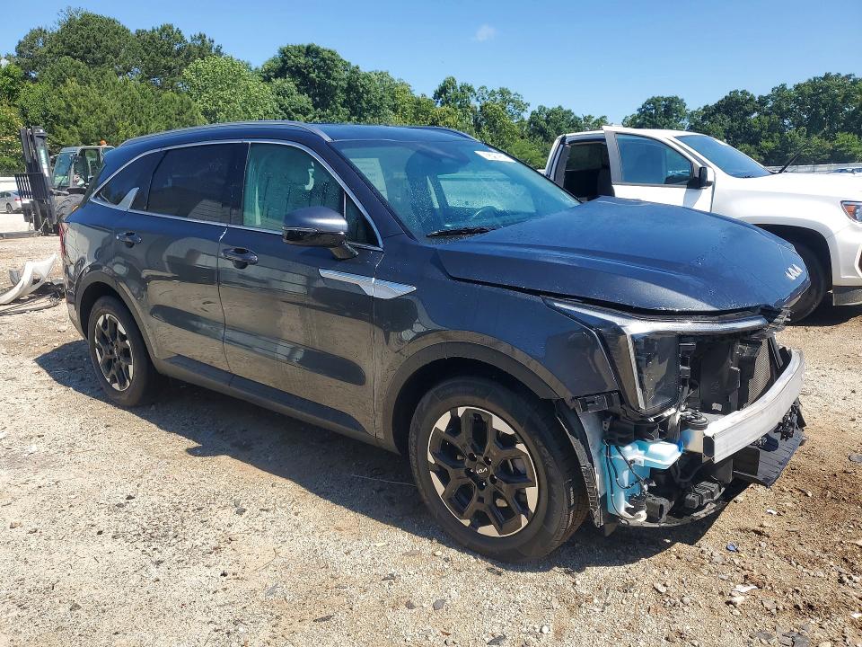 2024 Kia Sorento VIN 5XYRL4JC7RG286340 COPART salvage auction — FRONT END, VA - CERT OF TITLE - SALVAGE, sold $3,100 on 2026-07-21 (photo 4)